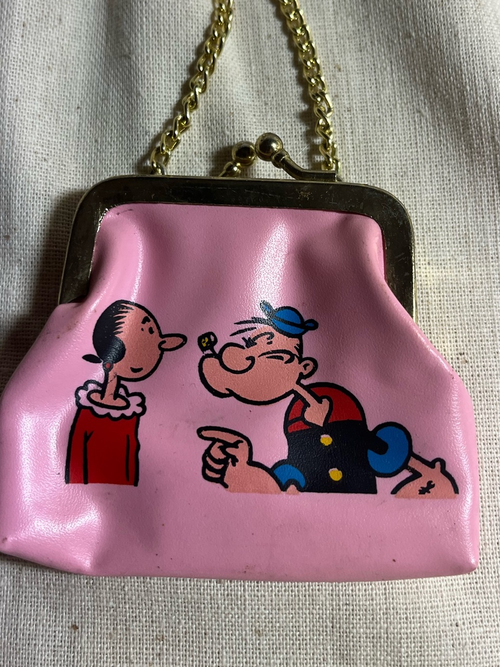 VTG Popeye and Olive Oil mini Purse Mint Cond